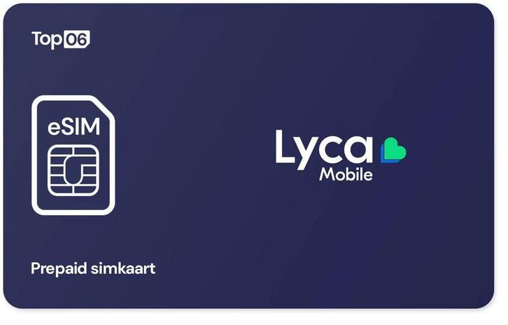 Lyca eSIM - 10GB voor 30 dagen - Prepaid met 06 nummer, Telecommunicatie, Prepaidkaarten en Simkaarten, Nieuw
