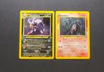 Pokémon - 2 Card - Houndoom Holo - Houndour Holo - Neo, Nieuw