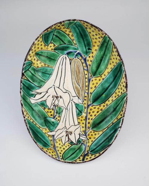 Een Japans porseleinen Kutani bordje, Antiek en Kunst, Antiek | Porselein, Ophalen