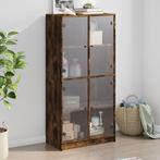 vidaXL buffetkast met deuren 68x37x142 cm bewerkt hout, Minder dan 50 cm, Verzenden, Nieuw, Minder dan 100 cm