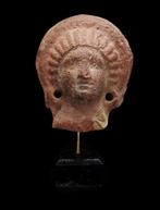 Oud-Egyptisch Terracotta Hoofd van Isis - Alexandrië, Antiek en Kunst