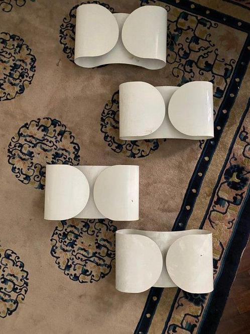 Flos - Tobia Scarpa - Lamp (4) - Blad - Staal, Antiek en Kunst, Antiek | Lampen