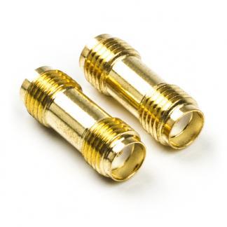 SMA adapter (v/v) - Nedis (Verguld, 2 stuks), Computers en Software, Pc- en Netwerkkabels, Nieuw, Verzenden