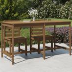 vidaXL Tuintafel 203,5x90x110 cm massief grenenhout, Verzenden, Nieuw