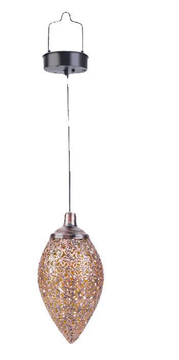 Set van 2 Solar Hanglampen – Holle LED Tuinlampen IP44, Huis en Inrichting, Lampen | Hanglampen, Nieuw, Verzenden