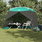 vidaXL Tenten met dak Zeegroen 320 x 320 x 218 cm Polyester, Caravans en Kamperen, Tenten, Verzenden, Nieuw