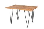 Eettafel Mammut 120cm Acacia 26mm/ 40608, Huis en Inrichting, Tafels | Eettafels, Ophalen of Verzenden, Nieuw