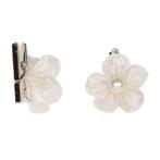 Deco clip bloem 1 x 6 stuks. wit Deco clip bloem 1 pb x 6, Huis en Inrichting, Woonaccessoires | Kunstplanten en Kunstbloemen