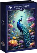 Flowers & Peacock Puzzel (500 stukjes) | Bluebird Puzzle -, Verzenden, Nieuw