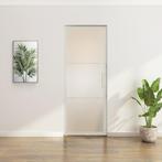 Stalen Taatsdeur - Wit - 3 Vlaks - Mat glas, 80 tot 100 cm, Overige typen, Nieuw, Metaal