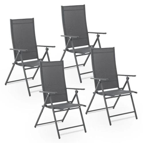 Tuinstoel / Kampeerstoel Calena - Set van 4 - Opvouwbaar - V, Tuin en Terras, Tuinstoelen, Nieuw, Verzenden