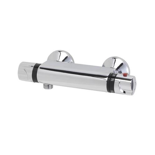 BWS Thermostatische Douchekraan Universal 12 cm Chroom, Doe-het-zelf en Verbouw, Sanitair, Kraan, Nieuw, Chroom, Ophalen of Verzenden