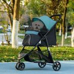 TRUUSK Pet Buggy Opvouwbare Hondenbuggy Met Regenhoes 2 Beke, Verzenden, Nieuw