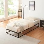 Metalen bed eenpersoonsbed Trerunta met bedbodem 90x200 cm z, Huis en Inrichting, Slaapkamer | Bedden, Verzenden, Nieuw
