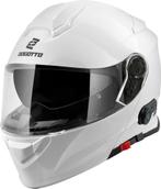 Bogotto H271 BT Bluetooth Helm Wit, Motoren, Systeemhelm, Verzenden, XXL, Nieuw met kaartje
