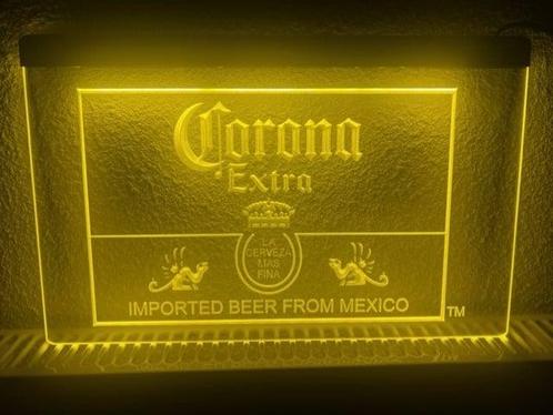 Corona neon bord lamp LED verlichting reclame lichtbak XL *4, Verzamelen, Merken en Reclamevoorwerpen, Nieuw, Verzenden