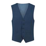 GENTS - Gilet structuur royalblue - 52, Kleding | Heren, Verzenden, Nieuw