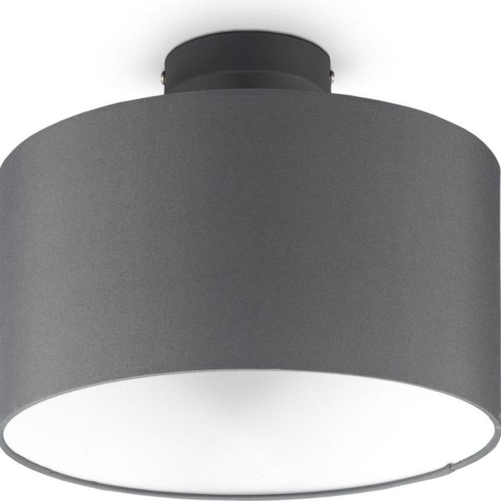 B.K.Licht - Decoratieve plafondlamp - Ø30cm - Grijs/wit - Me, Huis en Inrichting, Lampen | Overige, Nieuw, Verzenden