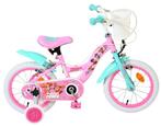 Paw Patrol Kinderfiets - Meisjes - 14 inch - Roze - Twee, Verzenden, Nieuw, 14 inch of minder