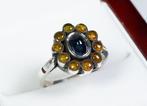 Zonder Minimumprijs - Ring - 925 zilver - 1,00 ct saffier -, Sieraden, Tassen en Uiterlijk, Ringen, Nieuw