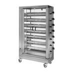 GGM Gastro | Gas kippengrill - 42kW - met 7 spiesen voor |, Verzenden