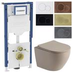 Geberit UP320 Sigma 12 inbouwreservoir met randloos zand bei, Verzenden, Nieuw