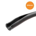 Ribbelbuis Zwart Met Inkeping | P/M, 16mm, Ophalen of Verzenden, Nieuw