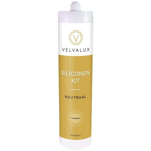 Velvalux Siliconenkit - Transparant - 310ml, Doe-het-zelf en Verbouw, Isolatie en Afdichting, Nieuw, Overige materialen, Ophalen of Verzenden