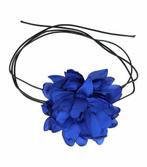 Haarband Veter Bloem Blauw, Nieuw