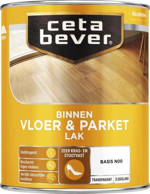 Cetabever Vloer & Parketlak - Zijdeglans - 1 liter, Doe-het-zelf en Verbouw, Verf, Beits en Lak, Nieuw, Verzenden