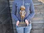 Diving Helmet Girl - Beeld, Bronze - 31.5 cm - Brons, Marmer, Antiek en Kunst