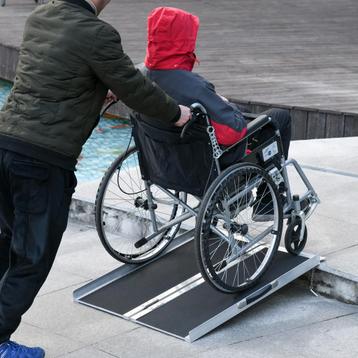 Rolstoelhelling - Opvouwbaar - Belastbaar - Zwart beschikbaar voor biedingen