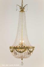 Oude antieke klassieke lampen, kristallen kroonluchters, Ophalen of Verzenden, Gebruikt, Glas, Klassiek