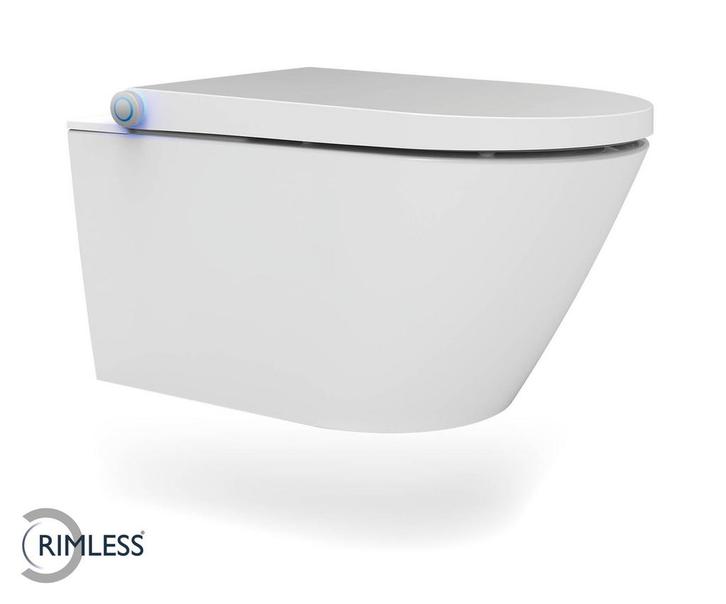 Vesta-Comfort Rimless wand douche-WC wit, Doe-het-zelf en Verbouw, Sanitair, Nieuw, Verzenden