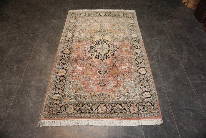 Kasjmier Zijde - Tapijt - 192 cm - 120 cm, Huis en Inrichting, Stoffering | Tapijten en Kleden