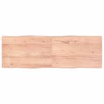 vidaXL Tafelblad natuurlijke rand 180x60x(2-4) cm eikenhout, Verzenden, Nieuw