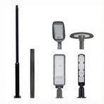 Zwarte lantaarnpaal | 3 meter hoog | Ø58mm, Ophalen of Verzenden, Nieuw, Staande lamp