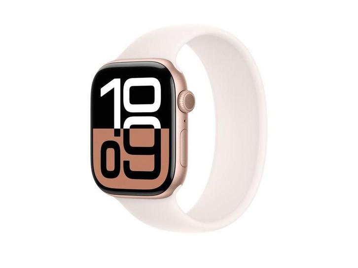Apple Watch Series 10 - Smartwatch - 42mm - Rose Gouden, Sieraden, Tassen en Uiterlijk, Smartwatches, Zo goed als nieuw, Verzenden