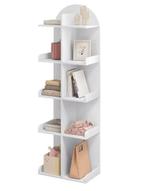 Witte Boekenkast met 10 Planken – Staand Opbergrek 126cm, Huis en Inrichting, Verzenden, Nieuw
