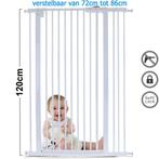 Traphek 72-86cm Wit | Metaal | Nieuw | Scherpe Prijs, Ophalen of Verzenden, Nieuw, Overige typen