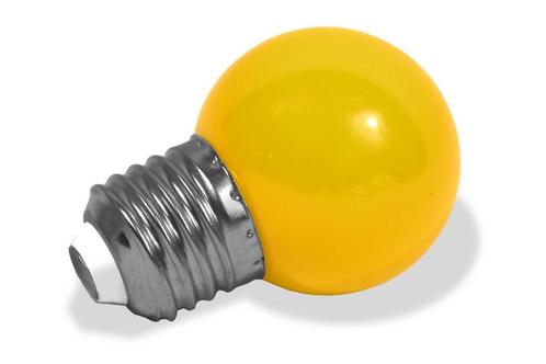 Led lamp Geel | 1 watt, Huis en Inrichting, Lampen | Losse lampen, Led-lamp, Nieuw, Minder dan 30 watt, E27 (groot), Ophalen of Verzenden