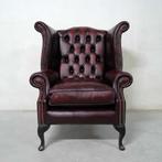 Fauteuil (2) - Chesterfield Queen Anne nieuw - Hout, Leder