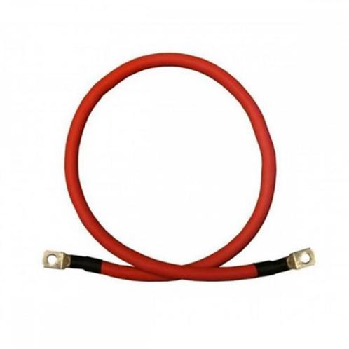 Accukabel rood 35mm² - 2 meter - 1x M8 en 1x M10 oog, Doe-het-zelf en Verbouw, Zonnepanelen en Toebehoren, Nieuw, Verzenden