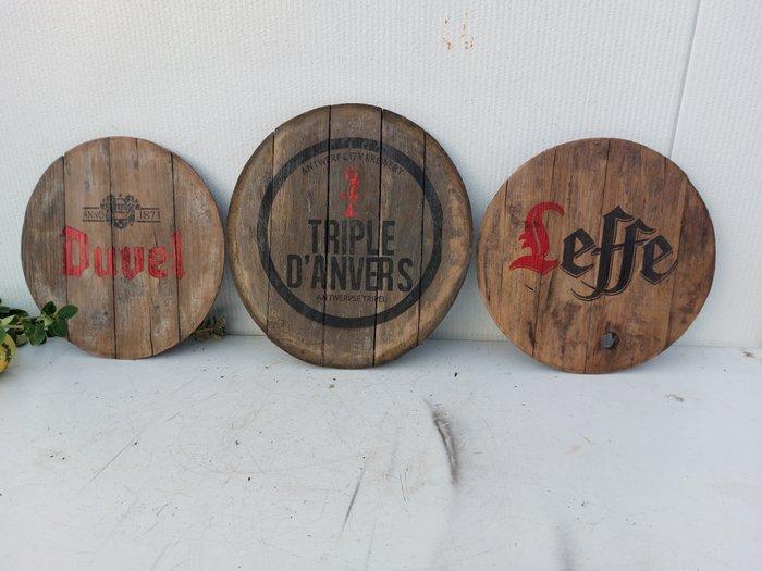 Wanddecoratie (3) - België - eiken wandbord MOOSE BAR, Antiek en Kunst, Kunst | Designobjecten