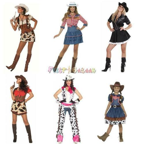 Cowgirl Jurk Cowboy Verkleedkleding Cowboypak Vrouw Kind, Kleding | Dames, Carnavalskleding en Feestkleding, Kleding, Nieuw, Carnaval