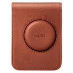 Fujifilm Instax Mini EVO case, bruin (Accessoires Instax), Ophalen of Verzenden, Nieuw
