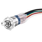 Tuimelschakelaar met verlichting - 16mm - RGB - ON/OFF - 12/, Ophalen of Verzenden, Nieuw, Schakelaar