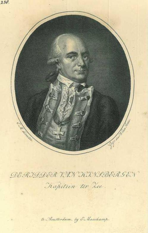 Portrait of Jan Hendrik van Kinsbergen, Antiek en Kunst, Kunst | Etsen en Gravures