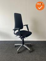 BMA Axia Pro - Nieuwe zwarte stoffering - zilvergrijs voetkr, Werkplek, Ophalen of Verzenden, Gebruikt, Stoel