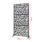Scheidingswand Poskind zwart 200x100x50 cm casa.pro, Verzenden, Nieuw